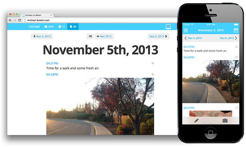 Illustration for article titled Bokeh Is a Beautiful and Clutter-Free App That Logs Your Life